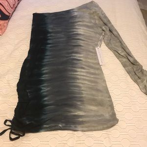 New Tie Dye One Shoulder Revolve Dress